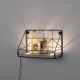 Leuchten Direkt 15276-18 - Mensola con illuminazione a LED BOARD 2xLED/1,75W/230V 30 cm eucalipto