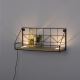 Leuchten Direkt 15277-18 - Mensola con illuminazione a LED BOARD 2xLED/1,75W/230V 45 cm eucalipto
