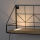 Leuchten Direkt 15277-18 - Mensola con illuminazione a LED BOARD 2xLED/1,75W/230V 45 cm eucalipto