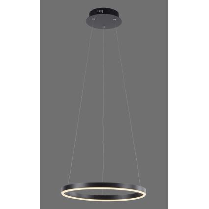 Leuchten Direkt 15393-13-LED Lampadario dimmerabile su corda RITUS LED/20W/230V nero