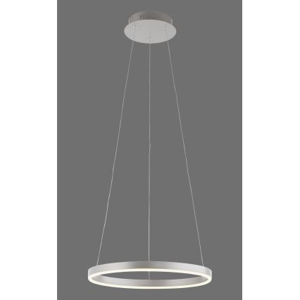 Leuchten Direkt 15393-95 - Lampadario a sospensione con filo LED dimmerabile RITUS LED/20W/230V cromo opaco