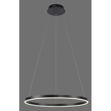 Leuchten Direkt 15394-13-LED Lampadario dimmerabile su corda RITUS LED/30W/230V nero