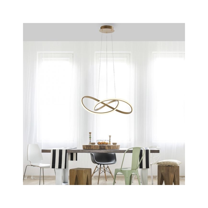Leuchten Direkt 15402-60 - Lampadario LED dimmerabile su filo MARIA LED/25W/230V