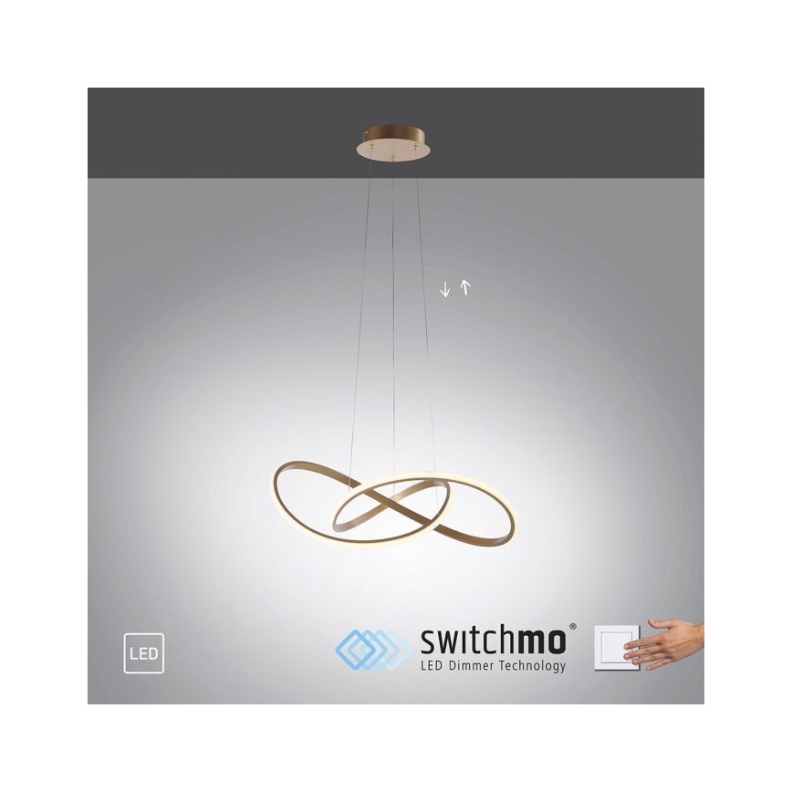 Leuchten Direkt 15402-60 - Lampadario LED dimmerabile su filo MARIA LED/25W/230V