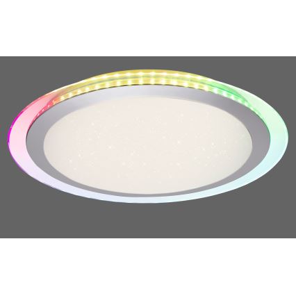 Leuchten Direkt 15411-21- LED RGB Plafoniera dimmerabile CYBA LED/26W/230V