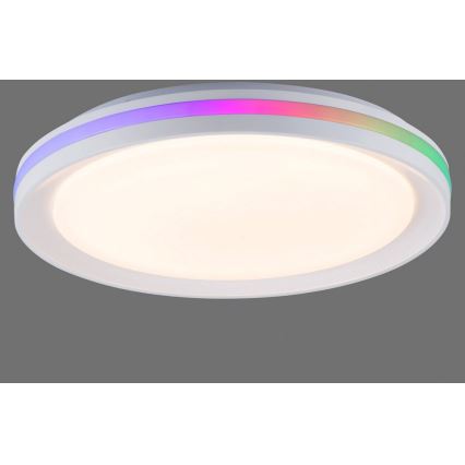 Leuchten Direkt 15544-16 - Plafoniera LED RGB dimmerabile RIBBON LED/15W/230V