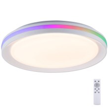 Leuchten Direkt 15544-16 - Plafoniera LED RGB dimmerabile RIBBON LED/15W/230V