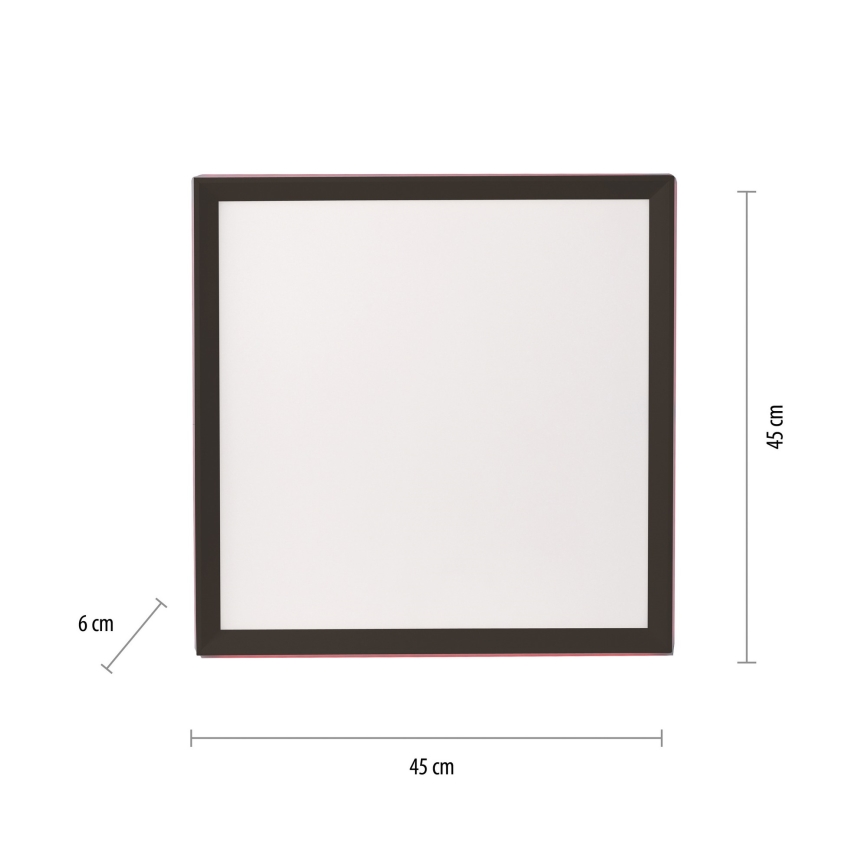 Leuchten Direkt 15556-18 - Plafoniera dimmerabile RGBW GALACTICA LED/32W/230V 2700-5000K + telecomando