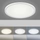 Leuchten Direkt 15571-16 - Plafoniera LED dimmerabile FLAT LED/23,5W/230V 2700-5000K + telecomando
