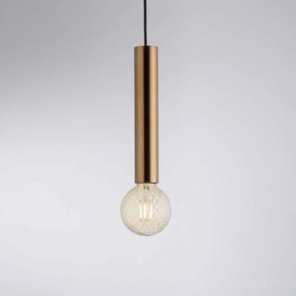 Leuchten Direkt 15617-60 - Lampadario a sospensione con filo BRUNA 1xE27/60W/230V ottone