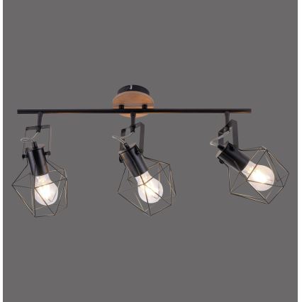 Leuchten Direkt 15673-78 - Luce Spot JARO 3xE27/60W/230V