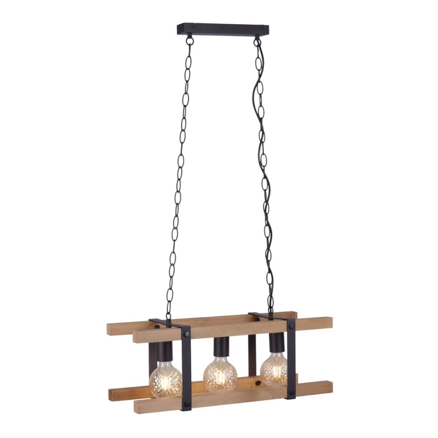 Leuchten Direkt 15683-79 - Lampadario a sospensione con catena EDITH 3xE27/60W/230V