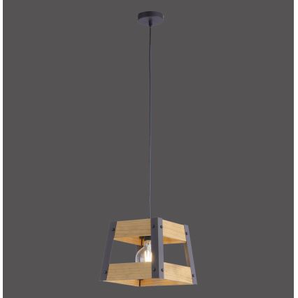 Leuchten Direkt 15720-79 - Lampadario a sospensione con filo CRATE 1xE27/60W/230V