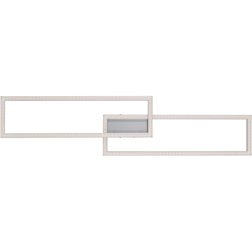 Leuchten Direkt 16430-55 - Lampada da soffitto MAXI LED RGBW dimmerabile 2xLED/18W/230V 2700-5000K cromo opaco + telecomando