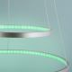 Leuchten Direkt 18460-55 - Lampadario LED RGB su filo CIRCLE LED/22,5W/230V + LED/16W + telecomando