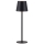 Leuchten Direkt 19250-18 - LED Lampada da tavolo ricaricabile dimmerabile per esterni EURIA LED/3W/5V IP54 nero