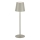 Leuchten Direkt 19250-40 - LED Lampada da tavolo ricaricabile dimmerabile per esterni EURIA LED/3W/5V 2600 mAh IP54 grigio