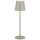 Leuchten Direkt 19250-40 - LED Lampada da tavolo ricaricabile dimmerabile per esterni EURIA LED/3W/5V IP54 grigio
