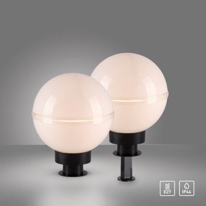 Leuchten Direkt 19322-16-2 - SET 2x Lampada da esterno 1xE27/40W/230V diametro 20 cm IP44