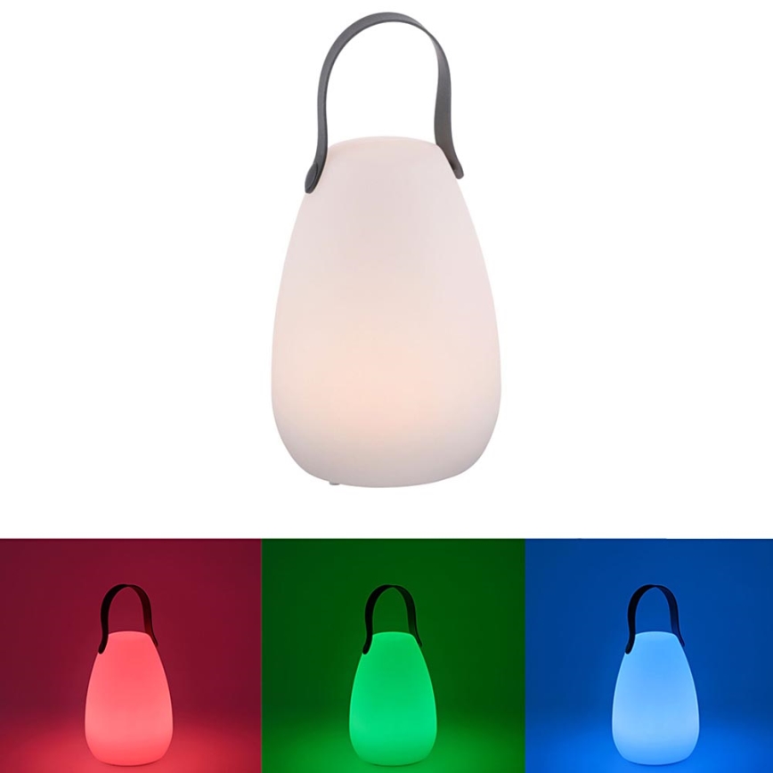 Leuchten Direkt 19879-16 - Lampada da tavolo per esterno LED RGBW KENO LED/0,6W/5V 1500 mAh IP44