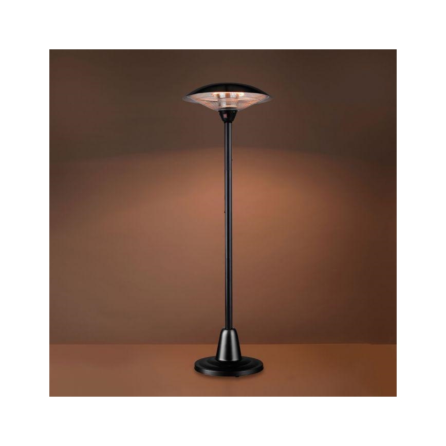 Leuchten Direkt 99501-18 - Elemento riscaldante per esterni GLOW 1500-3000W/230V 1,87 m IP34 nero