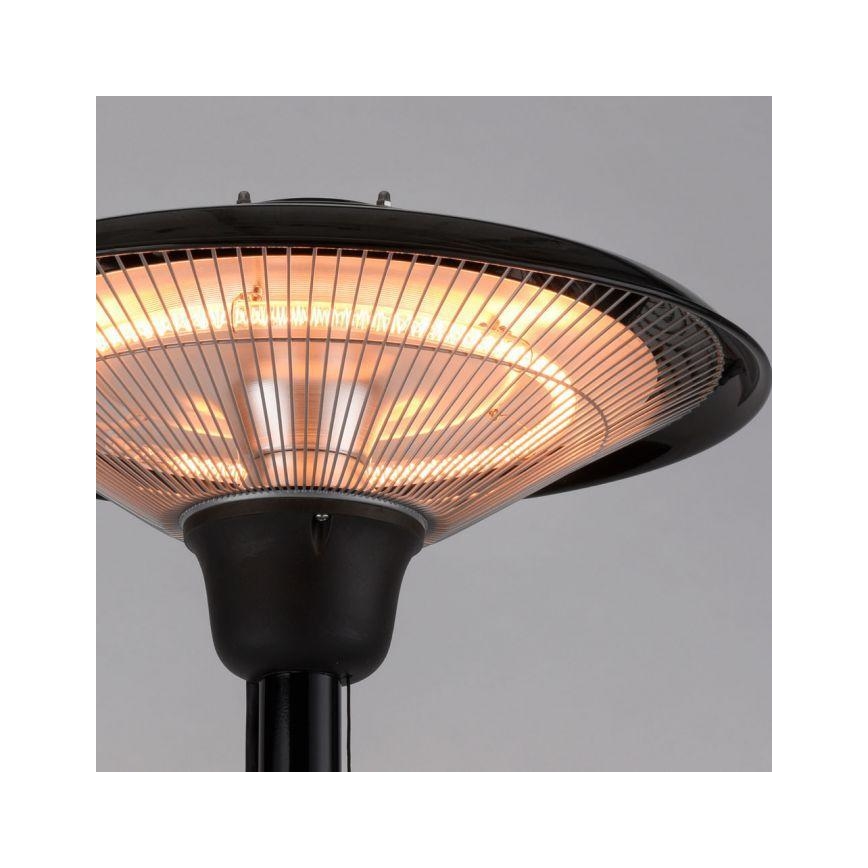 Leuchten Direkt 99501-18 - Elemento riscaldante per esterni GLOW 1500-3000W/230V 1,87 m IP34 nero
