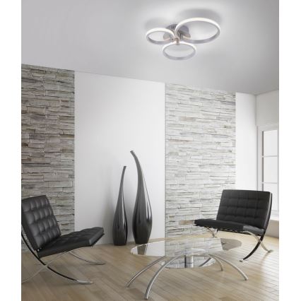 Leuchten Direkt - Lampadario a plafone LED JOHANNA 1xLED/4,5W/230V+1xLED/6W+1xLED/7,5