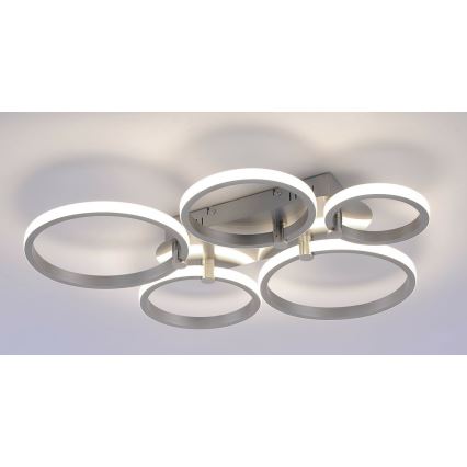 Leuchten Direkt 12112-55 - Plafoniera LED JOHANNA 2xLED/11,5W/230V+2xLED/9W+LED/7W