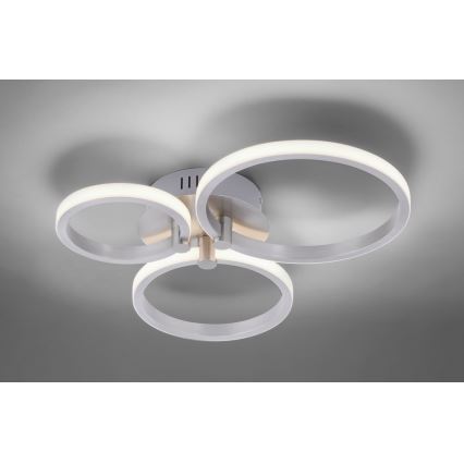 Leuchten Direkt 12110-55 - Plafoniera LED a montaggio superficiale JOHANNA LED/4,5W/230V+LED/6W+LED/7,5W