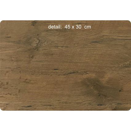 Li-Go 23521/OVL/DUB3 - Decorazione da parete dimmerabile a LED LED/10W/5V 30000 mAh 130x50 cm rovere/Baita in montagna