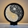 Li-Go 23607/O - Decorazione da tavolo LED dimmerabile LED/12W/230V 20x22 cm noce/Yin Yang