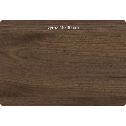 Li-Go 23607/O - Lampada da tavolo decorativa dimmerabile a LED/12W/230V 20x22 cm noce/Yin Yang