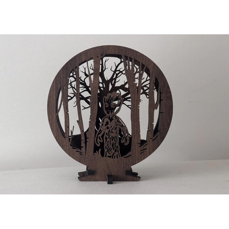 Li-Go 23613/DUB2 - Lampada decorativa da tavolo LED dimmerabile LED/12W/230V 20x22 cm rovere/Grut