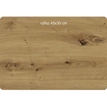 Li-Go 23628/DUB3 - Orologio da parete LED/1xAA Ø 32 cm rovere chiaro/tondo