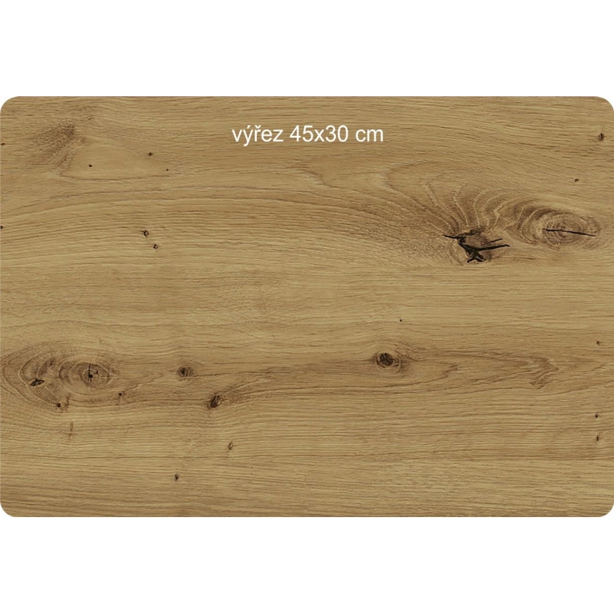 Li-Go 23628/DUB3 - Orologio da parete LED/1xAA Ø 32 cm rovere chiaro/tondo