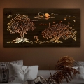 Li-Go 5307/DUB2 - Decorazione da parete dimmerabile a LED LED/24W/230V 120x60 cm rovere/Tre querce