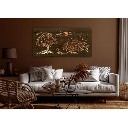 Li-Go 5307/DUB2 - Decorazione da parete dimmerabile a LED LED/24W/230V 120x60 cm rovere/Tre querce