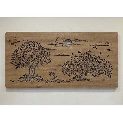 Li-Go 5307/DUB2 - Decorazione da parete dimmerabile a LED LED/24W/230V 120x60 cm rovere/Tre querce