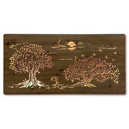 Li-Go 5307/DUB2 - Decorazione da parete dimmerabile a LED LED/24W/230V 120x60 cm rovere/Tre querce