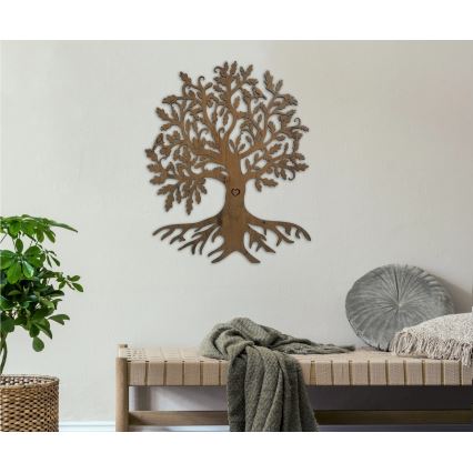 Li-Go 5732/DUB/S2 - Decorazione da parete LED dimmerabile LED/10W/5V 20000 mAh 68x80 cm rovere