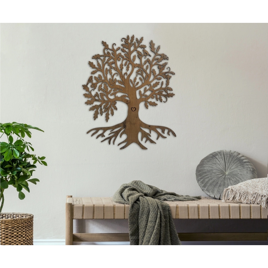 Li-Go 5732/DUB/S2 - Decorazione da parete LED dimmerabile LED/10W/5V 20000 mAh 68x80 cm rovere