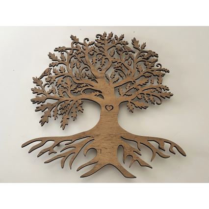 Li-Go 5732/DUB/S2 - Decorazione da parete LED dimmerabile LED/10W/5V 20000 mAh 68x80 cm rovere