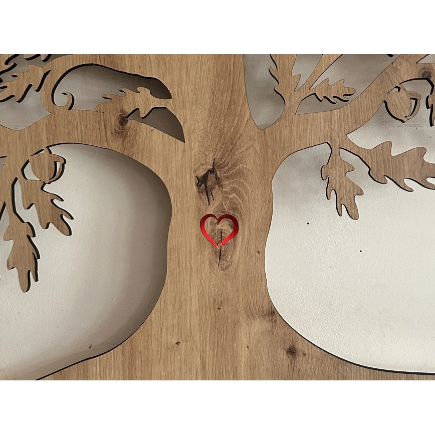 Li-Go 5739/DUB2 - Decorazione da parete LED dimmerabile LED/10W/230V 68x80 cm rovere