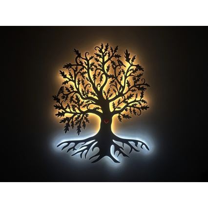 Li-Go 5742/DUB2 - Decorazione da parete LED dimmerabile LED/10W/230V 90x110 cm rovere