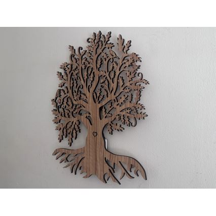 Li-Go 5747/DUB2 - Decorazione da parete dimmerabile a LED LED/10W/230V 45x55 cm rovere