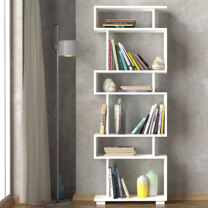 Libreria BLOK 165x60 cm bianca