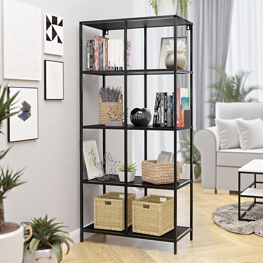 Libreria CARLO 170x78 cm nero