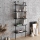 Libreria da parete PAULA 174x60 cm nera
