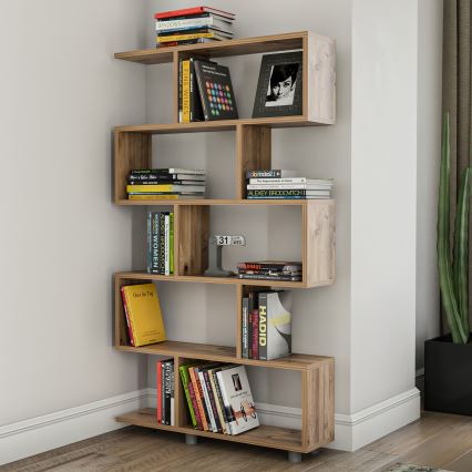 Libreria ELIF 156x90 cm marrone