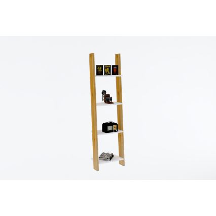 Libreria FAYKO 170x49 cm beige/bianco